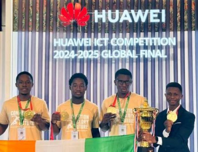 Huawei ICT compétition : La Côte d'Ivoire doublement sacrée championne en informatique