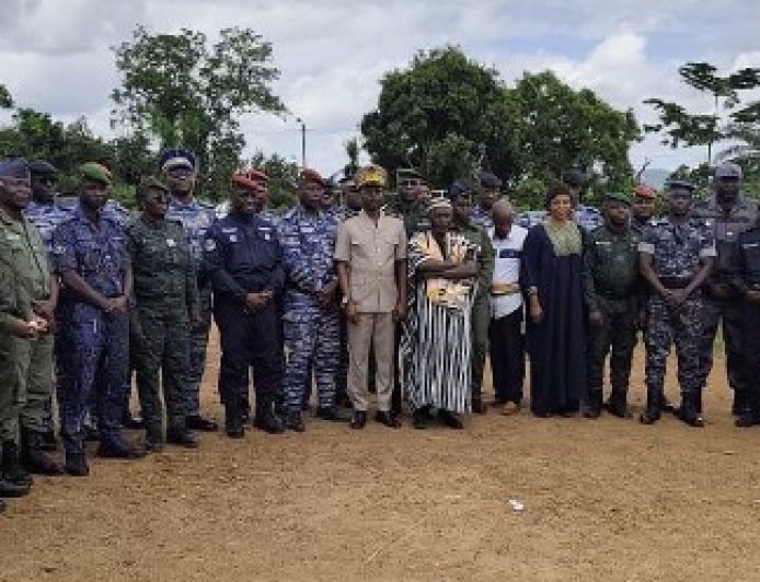 Voyage d’études des Commandants d’Unités de Gendarmerie : une opération de reboisement dans la forêt sacrée de Logoualé