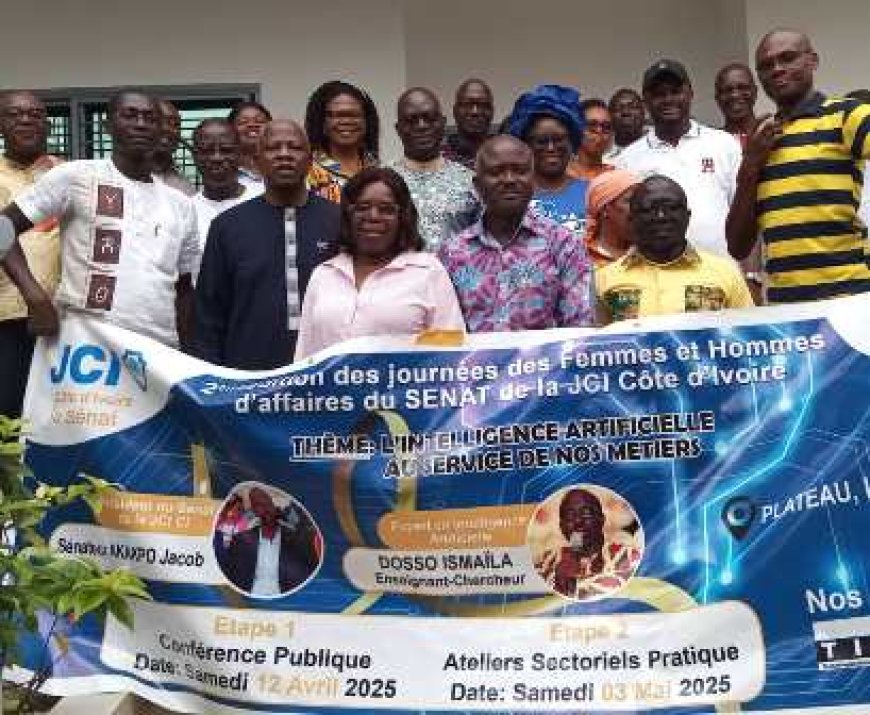 Les Sénateurs de la JCI Côte d'Ivoire à l'heure de l'intelligence artificielle