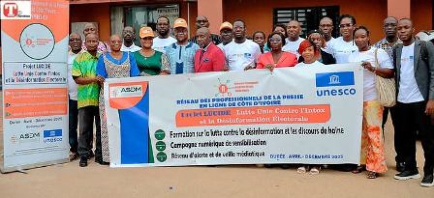 Bouaké : Des journalistes formés pour contrer la désinformation et les discours haineux