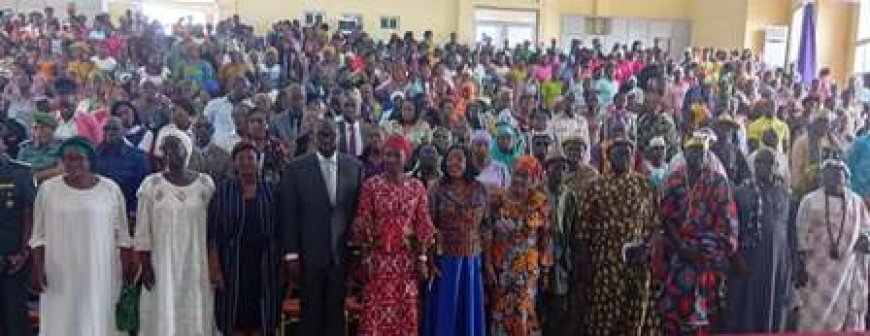 Gbêkê : Euphrasie Yao invite les femmes à poser des actes concrets pour leur autonomisation