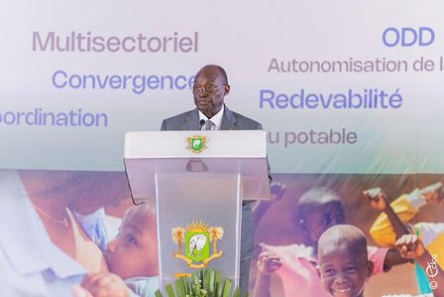 Plan national multisectoriel de nutrition 2024-2027 : financer la nutrition, c'est parier sur la santé et le capital humain, souligne le Vice-Président Tiémoko Meyliet Koné