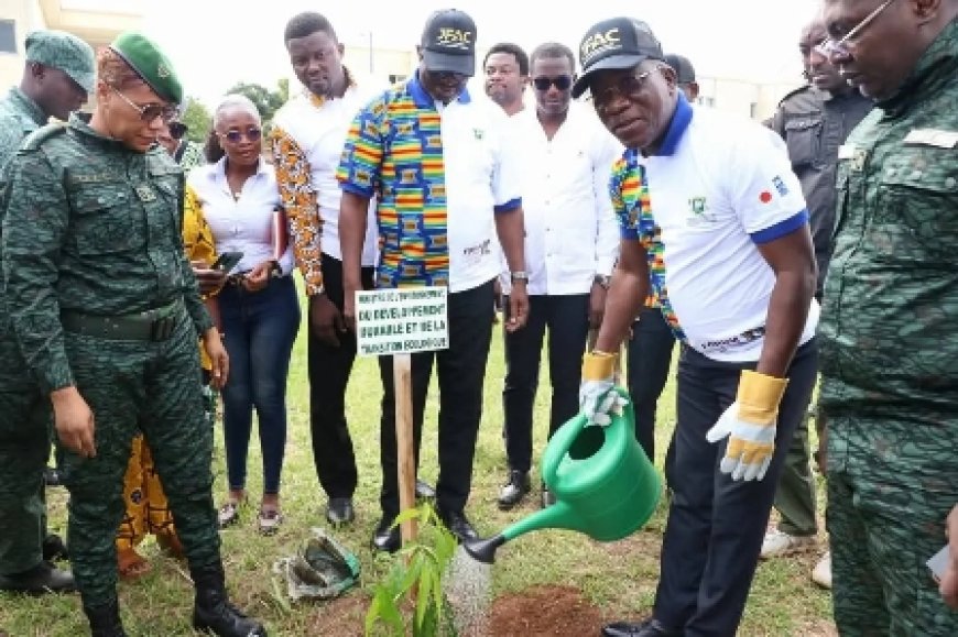 Bouaké : Assahoré Konan Jacques engage les populations dans la lutte contre le réchauffement climatique