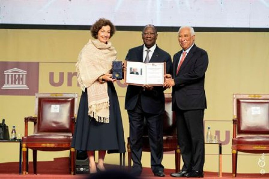 Prix Félix Houphouët-Boigny pour la Recherche de la Paix : Alassane Ouattara invite les populations à s'approprier des idéaux de paix et à privilégier l'intérêt national