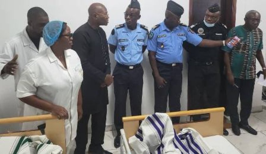 Adjé Silas METCH apporte son soutien aux policiers victimes d’un accident grave sur l’axe Abidjan-Dabou