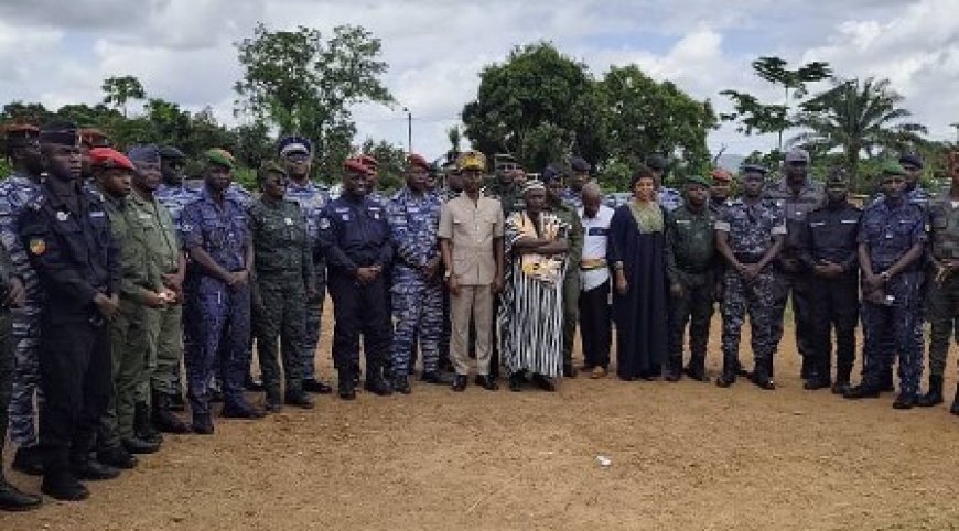 Voyage d’études des Commandants d’Unités de Gendarmerie : une opération de reboisement dans la forêt sacrée de Logoualé