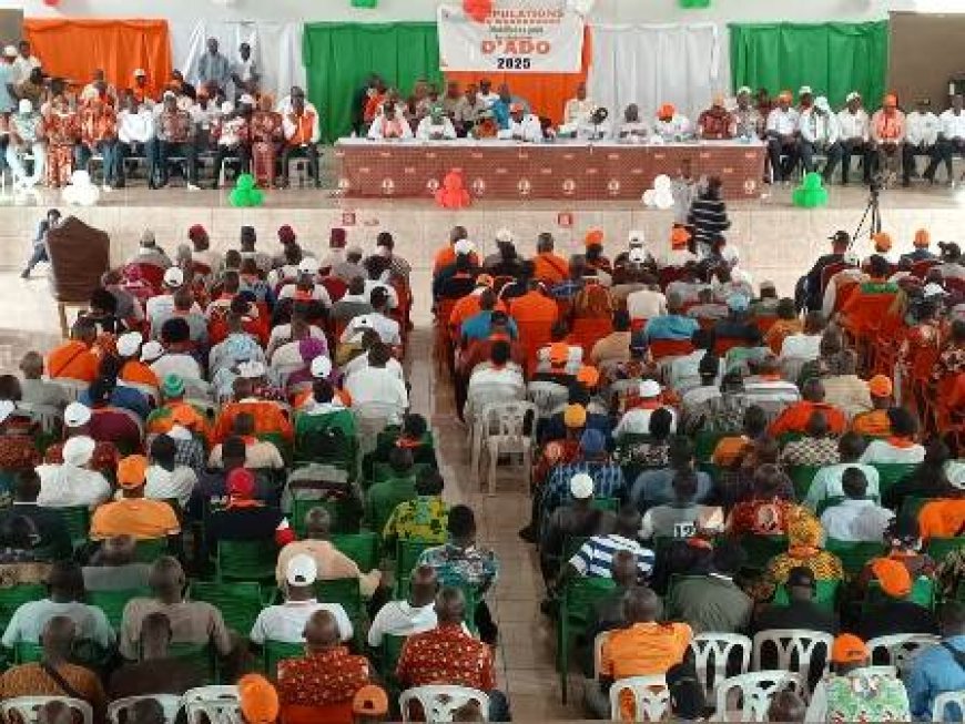 Séguéla : Forte mobilisation des militants du Rhdp du Worodougou pour le pré-congrès régional