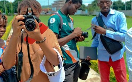 Bouaké : Des étudiants formés aux bases de la photographie