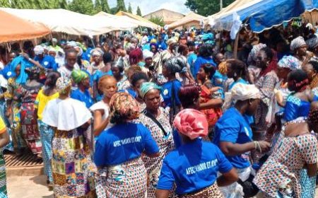 Séguéla : Les femmes catholiques autour de l'Évêque d'Odienné pour un coup d'accélérateur à l'évangélisation