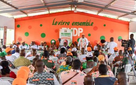 Pré-congrès Du RHDP dans la région du bélier