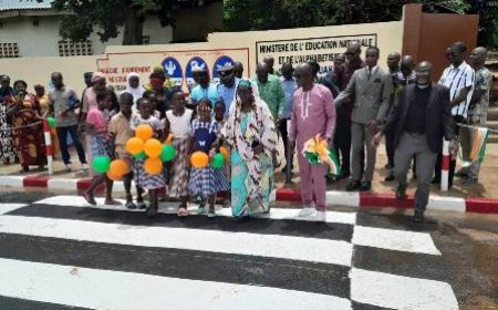 Bouaké : Une nouvelle infrastructure pour sécuriser le trajet des écoliers du Groupe Scolaire Ville Nord