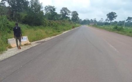 Bitumage de l'axe M'batto–Anoumaba–Céchi : une importante infrastructure destinée à rapprocher les populations de l'Agneby-Tiassa et du Moronou