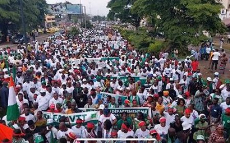 Le PDCI-RDA mobilisé à Abidjan, Thiam salue  une marche historique