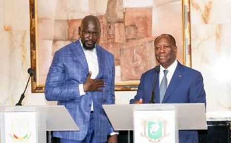 Coopération Côte d'Ivoire-Guinée : Le Président Alassane Ouattara et son homologue, Mamadi Doumbouya s'accordent pour raffermir les liens de coopération