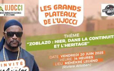 Les Grands Plateaux de l’UJOCCI : Meiway à l’honneur pour célébrer le Zoblazo