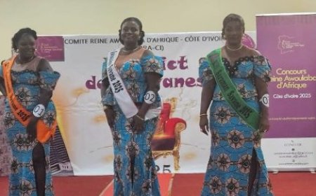 Korhogo : Macauley Ashley Joyce Peters sacrée Miss Awoulaba du Poro 2025