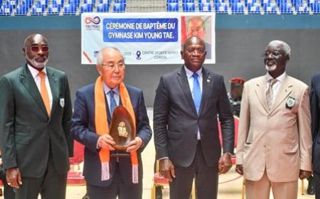 Le Gymnase Du Cscticoa Baptisé « Kim Young Tea »