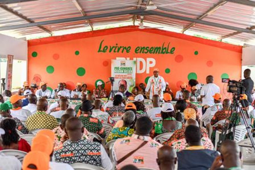 Pré-congrès Du RHDP dans la région du bélier