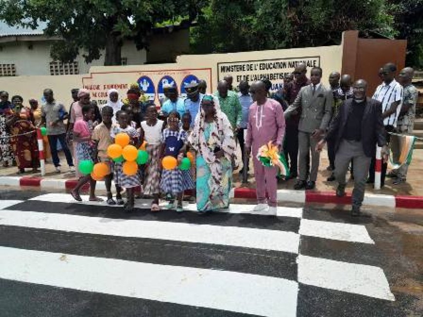 Bouaké : Une nouvelle infrastructure pour sécuriser le trajet des écoliers du Groupe Scolaire Ville Nord