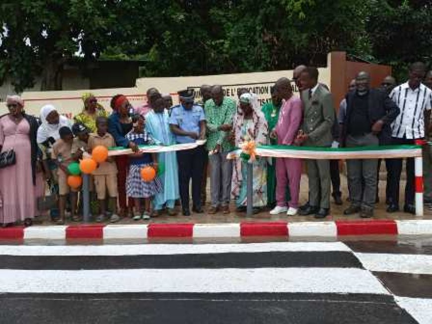 Bouaké : Des infrastructures de sécurité routières inaugurées au profit des écoliers des groupes scolaires ville Nord B et ville sud C du quartier N’Gattakro