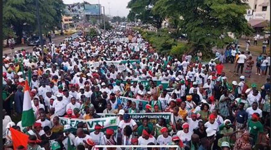 Le PDCI-RDA mobilisé à Abidjan, Thiam salue une marche historique