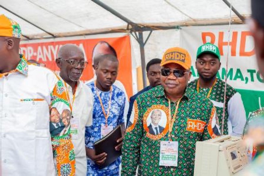 Pré-congrès du RHDP : Une forte mobilisation des militants et militantes du RHDP d’Anyama
