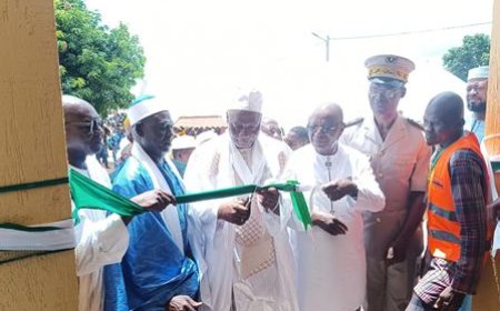 Sinématiali : Une mosquée moderne inaugurée dans le quartier SODEFEL grâce à la générosité d’un cadre local