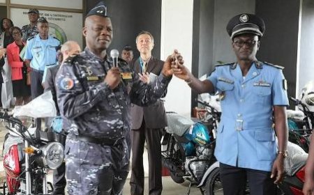 Gôh/24 motos offertes par la JICA : La préfecture de police de Gagnoa renforce sa mobilité