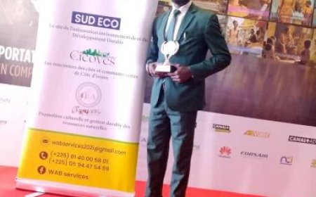 Cités et Communes Vertes : Edgard Assemien primé pour sa production sur la mobilité écologique