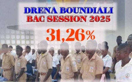 Boundiali Bac 2025 : Le taux de réussite bondit à 31,26 %, selon le DRENA Dosso Abdoulaye
