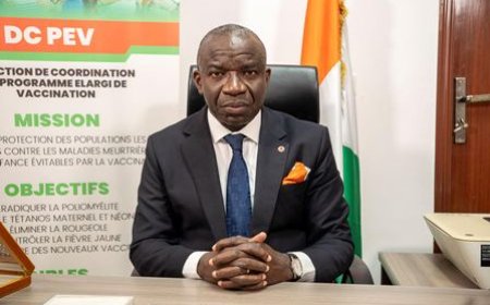 Dr Brou Gbotto Raymond, Directeur-Coordonnateur du Programme Élargi de Vaccination (PEV) : "Le vaccin antipaludique, disponible en Côte d'Ivoire depuis juillet 2024, est efficace à 98%"