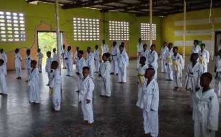 Taekwondo : 150 participants de la ligue communale de Yopougon passent le stage en vue du passage de grades