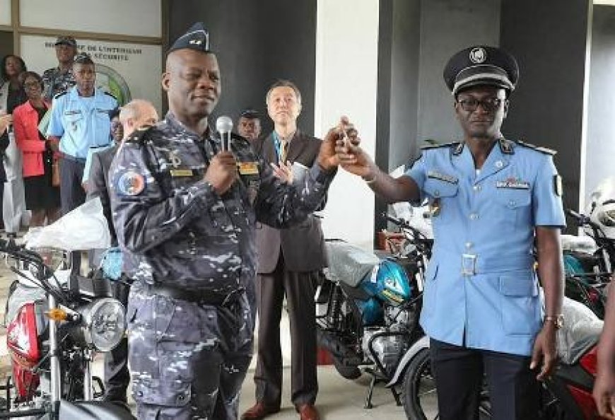 Gôh/24 motos offertes par la JICA : La préfecture de police de Gagnoa renforce sa mobilité