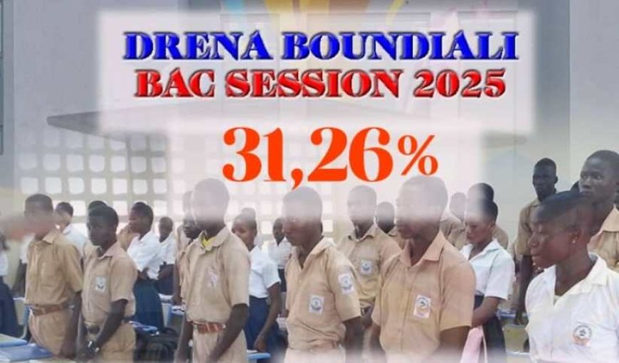 Boundiali Bac 2025 : Le taux de réussite bondit à 31,26 %, selon le DRENA Dosso Abdoulaye