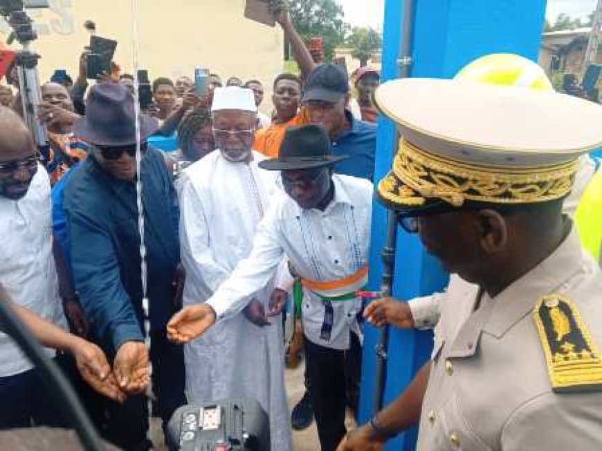 Kani / Gbédéguéla célèbre la fin du calvaire : Bouaké Fofana inaugure un château d’eau de 6000 m³/heure