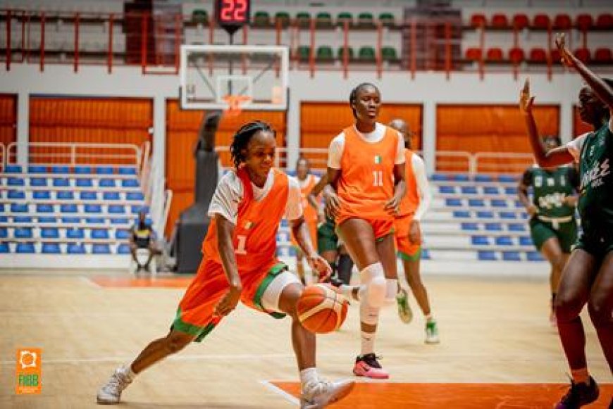 Afrobasket Féminin 2025 : Les Éléphantes dominent la Guinée en match amical.