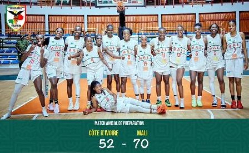 Afrobasket féminin 2025 : Les Éléphantes tombent face au Mali en match de préparation