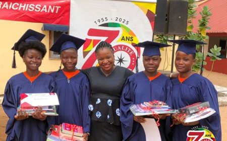 Mondoukou : Solibra célèbre la réussite scolaire des jeunes filles de l’orphelinat Gap Mission
