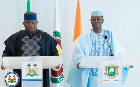 Coopération régionale : Le président de la CEDEAO en visite à Abidjan pour relancer l'intégration régionale