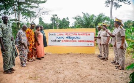 Arrah : Trois villages bénéficient de pompes villageoises de pompes modernes