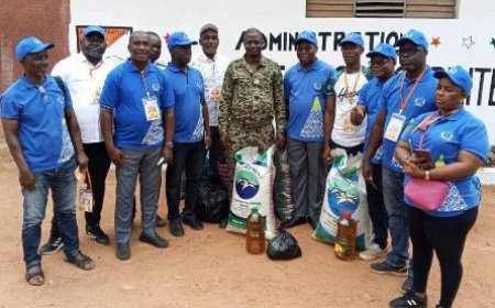 Gagnoa : Le RAPLJG apporte son soutien aux détenus de la prison civil