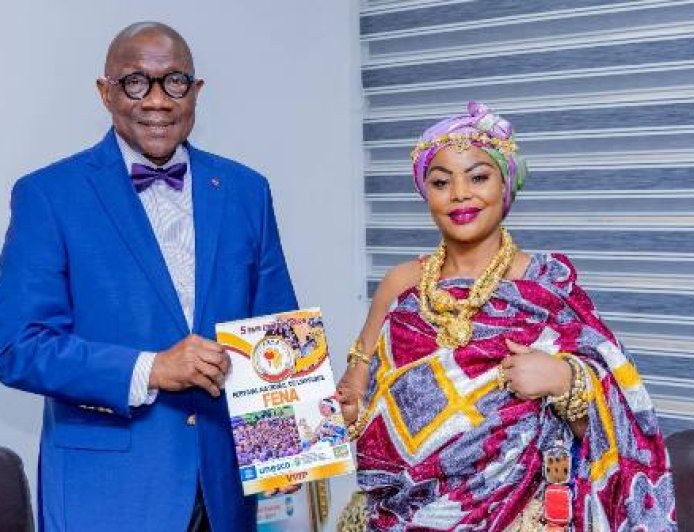 Treichville / Festival National de l’Afrique : La Reine-mère de la CEDEAO reçue par le Ministre-Maire Amichia