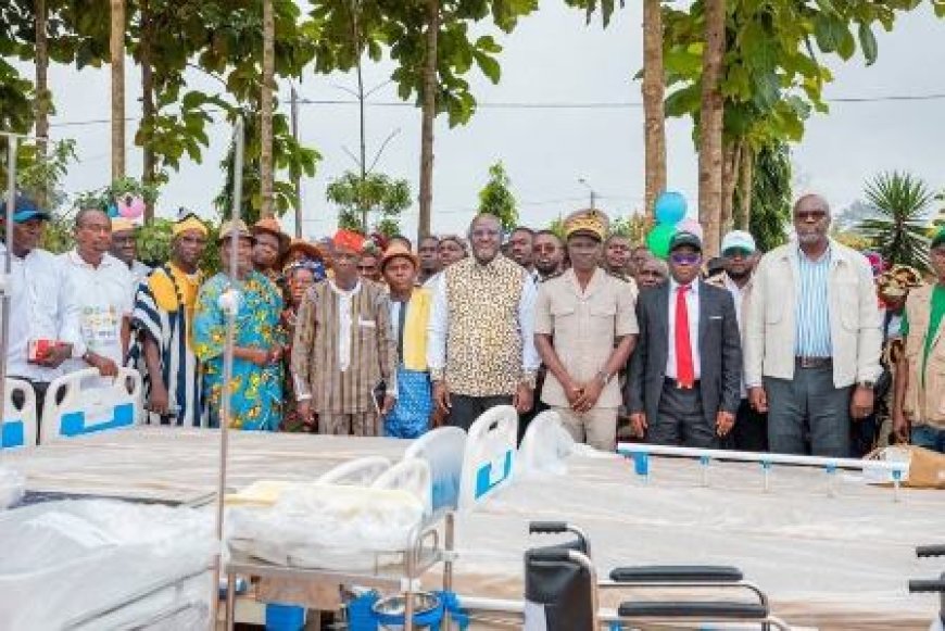 Gagnoa :La Fondation Eranove équipe le centre de santé de Gnagbodougnoa