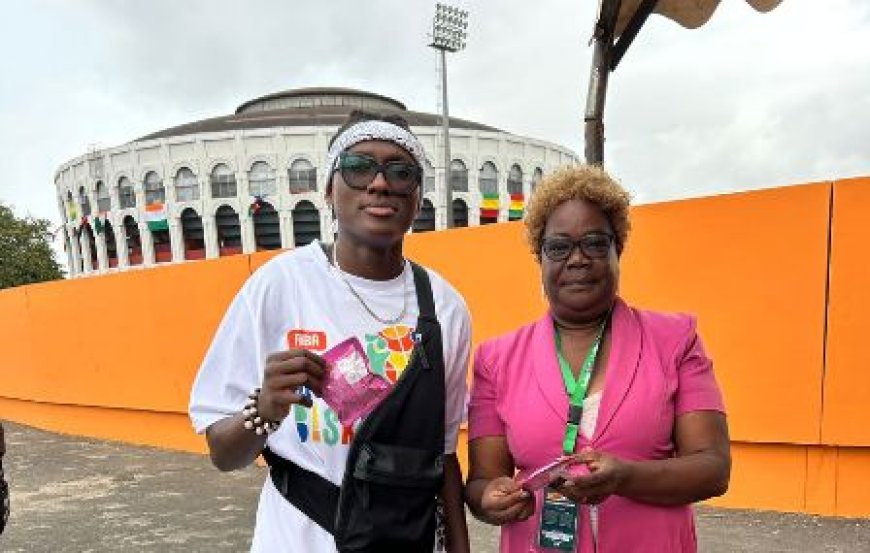 Afrobasket Féminin 2025 : L' ONS mène une campagne de sensibilisation au VIH/SIDA au Palais des Sports de Treichville