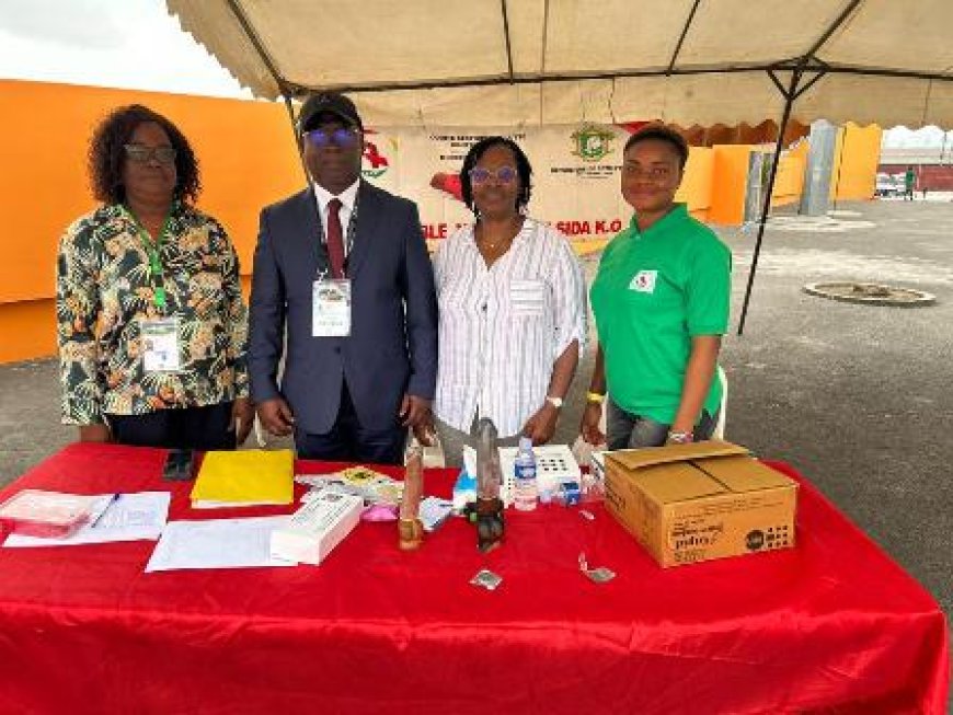 Afrobasket Féminin 2025 : L' ONS mène une campagne de sensibilisation au VIH/SIDA au Palais des Sports de Treichville