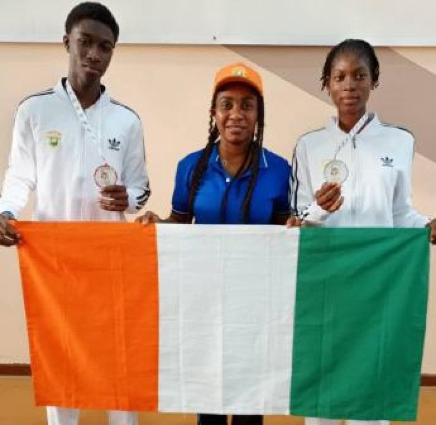 Jeux Africains Scolaires 2025 : La Côte d’Ivoire débute fort en taekwondo avec deux médailles.