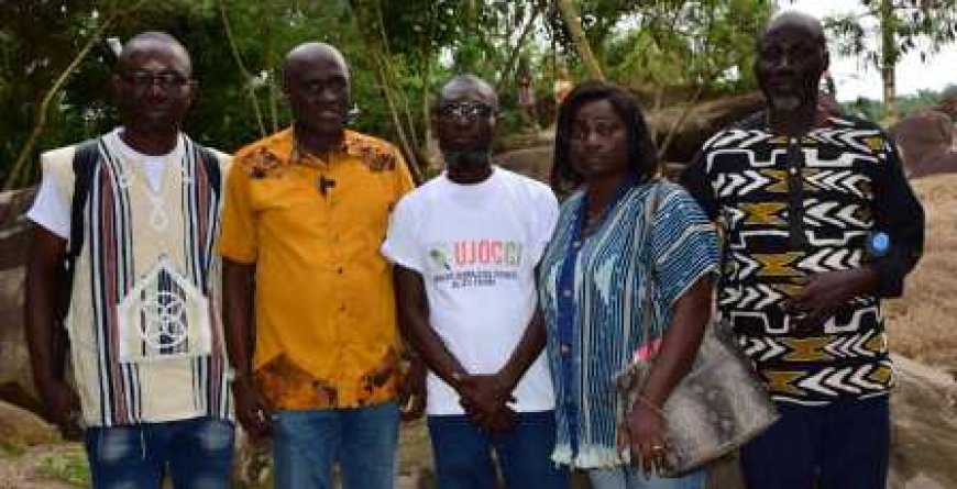 L’UJOCCI découvre Amoa-City, joyau patrimonial du Pr Amoa-Urbain