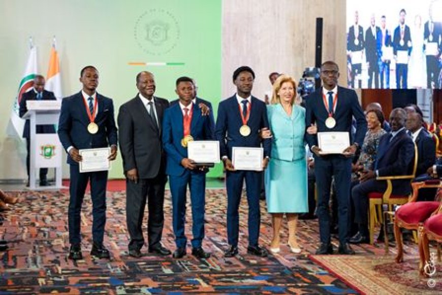 Prix national d'Excellence édition 2025 : 74 lauréats dont 40 personnes physiques et 34 personnes morales, distingués en présence du Président Alassane Ouattara