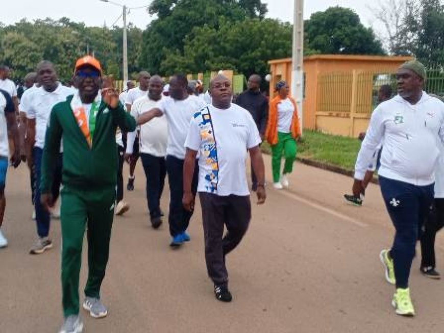 Séguéla : Une marche sportive pour tisser les liens du vivre-ensemble