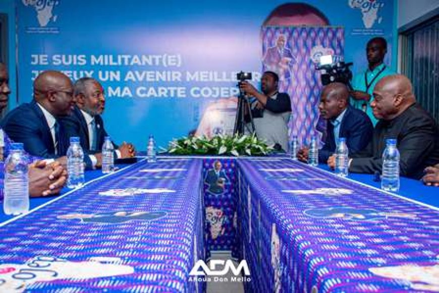 Présidentielle 2025 : Ahoua Don Mello poursuit ses consultations avec Charles Blé Goudé